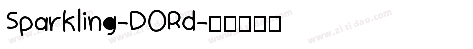 Sparkling-D0Rd字体转换