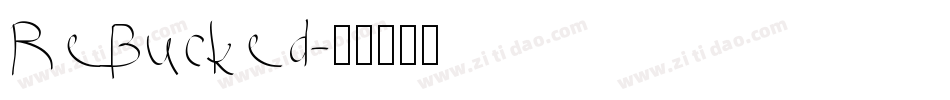 ReBucked字体转换