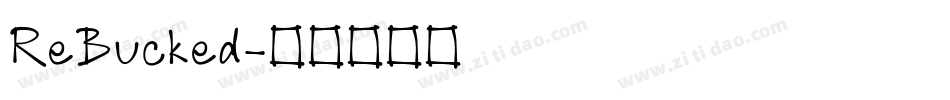 ReBucked字体转换
