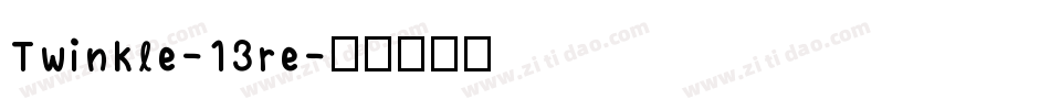 Twinkle-13re字体转换