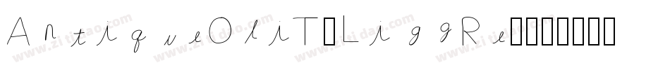 AntiqueOliT-LighRe1字体转换