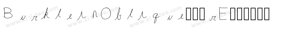 BurkleinOblique-76rE字体转换