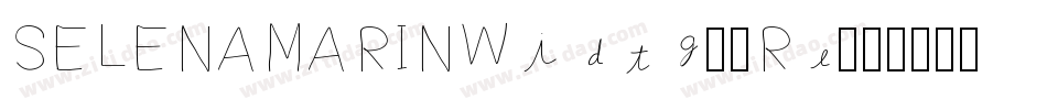 SELENAMARINWidth2-Re字体转换
