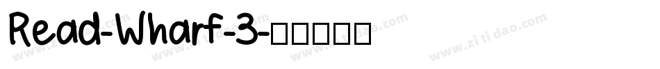 Read-Wharf-3字体转换