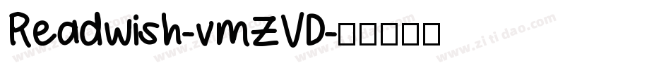Readwish-vmZVD字体转换