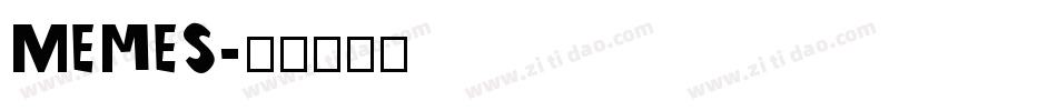Memes字体转换