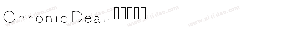 ChronicDeal字体转换