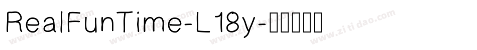 RealFunTime-L18y字体转换