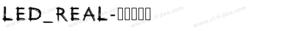 LED_REAL字体转换