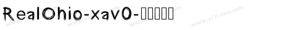RealOhio-xav0字体转换