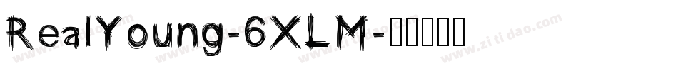 RealYoung-6XLM字体转换