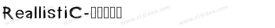 ReallistiC字体转换