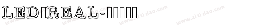LED_REAL字体转换