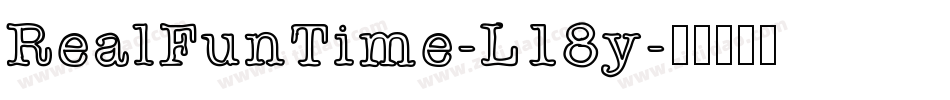 RealFunTime-L18y字体转换