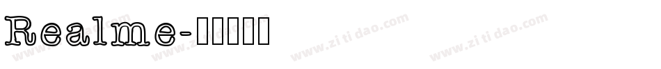 Realme字体转换