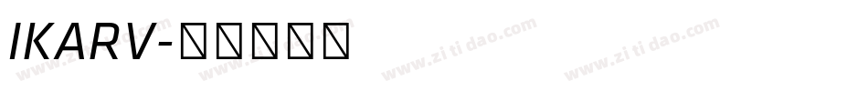 IKARV字体转换