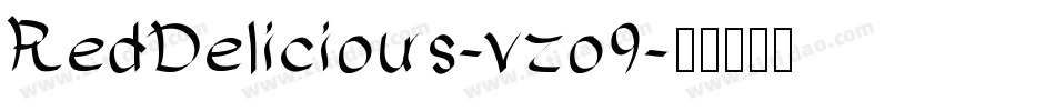 RedDelicious-vzo9字体转换