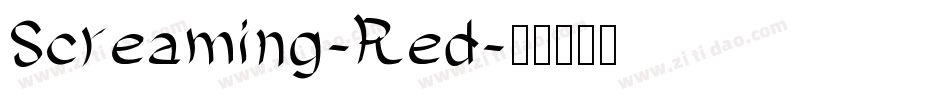 Screaming-Red字体转换