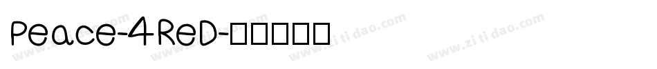 Peace-4ReD字体转换