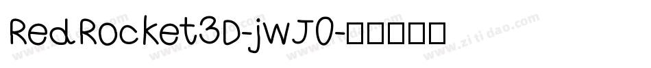 RedRocket3D-jwJ0字体转换