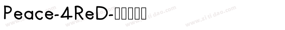 Peace-4ReD字体转换