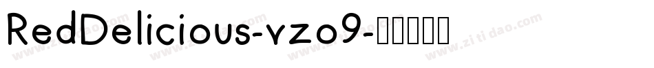 RedDelicious-vzo9字体转换