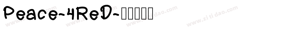 Peace-4ReD字体转换