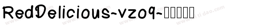 RedDelicious-vzo9字体转换