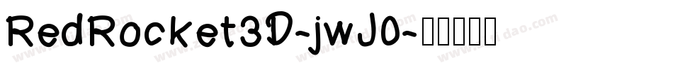RedRocket3D-jwJ0字体转换