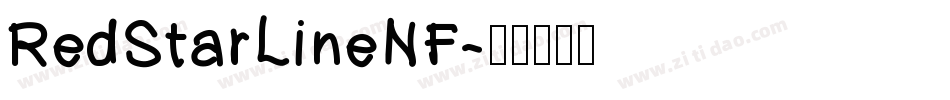 RedStarLineNF字体转换