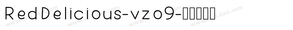 RedDelicious-vzo9字体转换