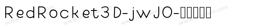 RedRocket3D-jwJ0字体转换