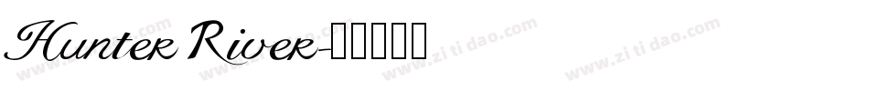 HunterRiver字体转换