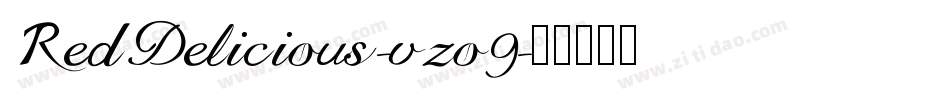 RedDelicious-vzo9字体转换