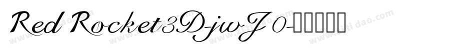 RedRocket3D-jwJ0字体转换