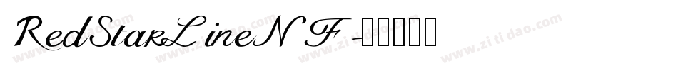 RedStarLineNF字体转换