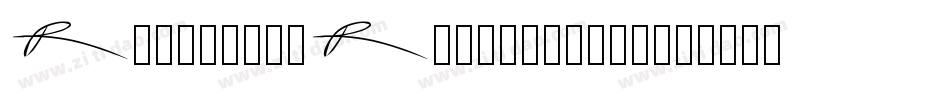 ReeJi-BigRuixain-Bla字体转换