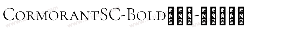 CormorantSC-Bold手机版字体转换