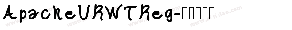 ApacheURWTReg字体转换