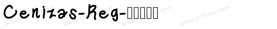 Cenizas-Reg字体转换