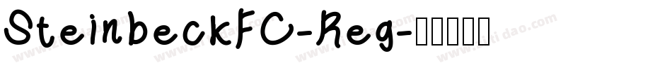 SteinbeckFC-Reg字体转换