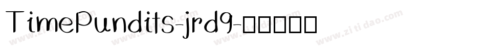 TimePundits-jrd9字体转换