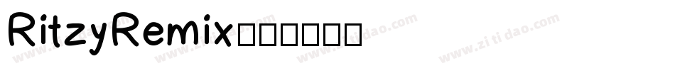 RitzyRemix字体转换