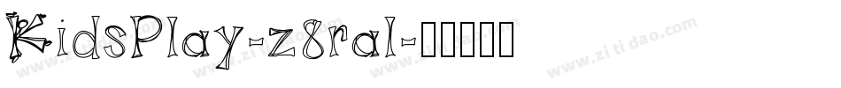 KidsPlay-z8ral字体转换