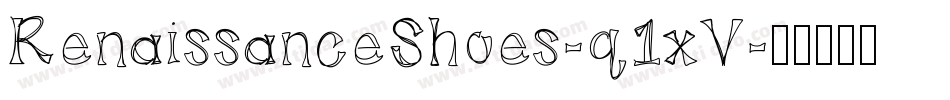 RenaissanceShoes-q1xV字体转换