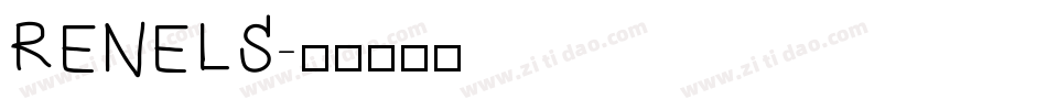 RENELS字体转换