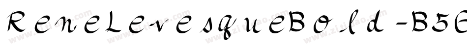 ReneLevesqueBold-B5Gx字体转换