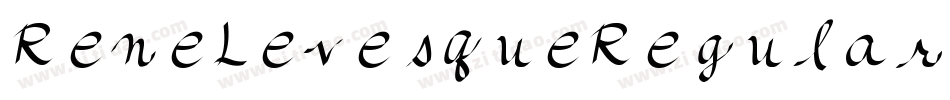 ReneLevesqueRegular-yGjM字体转换