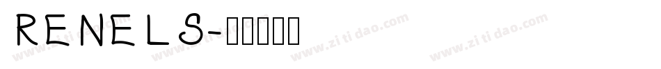RENELS字体转换