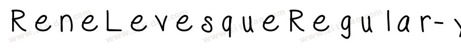 ReneLevesqueRegular-yGjM字体转换
